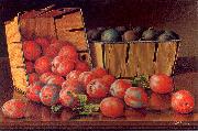 Prentice, Levi Wells Baskets of Plums on a Tabletop painting